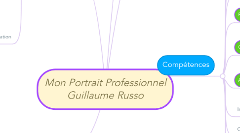 Mind Map: Mon Portrait Professionnel Guillaume Russo