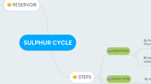Mind Map: SULPHUR CYCLE