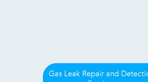 Mind Map: Gas Leak Repair and Detection Services