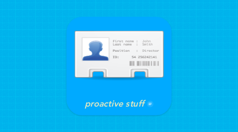 Mind Map: proactive stuff