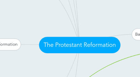 Mind Map: The Protestant Reformation