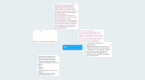 Mind Map: Contaminacion