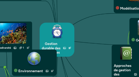 Mind Map: Gestion durable des ressources