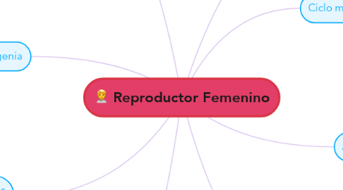 Mind Map: Reproductor Femenino