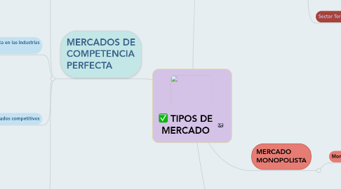 Mind Map: TIPOS DE MERCADO