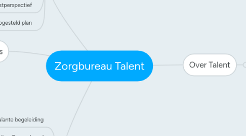 Mind Map: Zorgbureau Talent