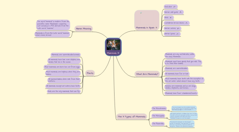 Mind Map: Mammals