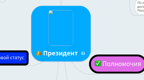 Mind Map: Президент