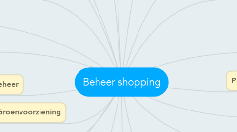 Mind Map: Beheer shopping