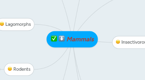 Mind Map: Mammals