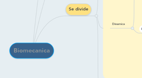 Mind Map: Biomecanica