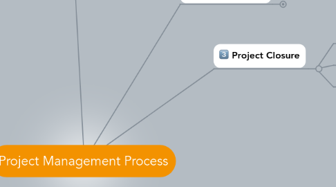 Mind Map: Project Management Process