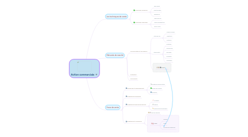 Mind Map: Action commerciale