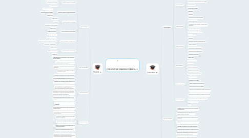 Mind Map: COLEGIO DE IMAGEN PÚBLICA