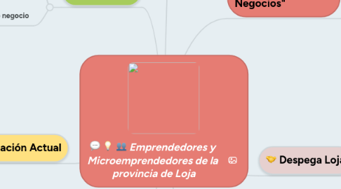 Mind Map: Emprendedores y Microemprendedores de la provincia de Loja