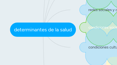 Mind Map: determinantes de la salud