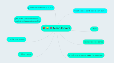 Mind Map: Noor Jackers