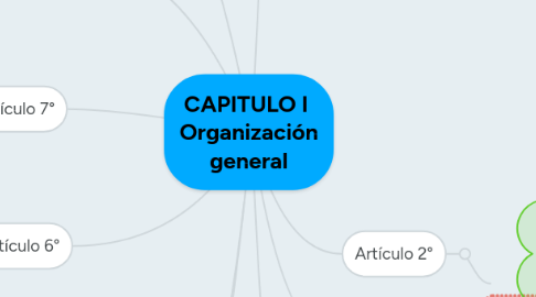 Mind Map: CAPITULO I Organización general