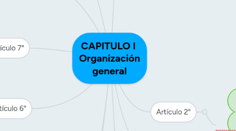 Mind Map: CAPITULO I  Organización general