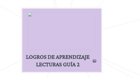 Mind Map: LOGROS DE APRENDIZAJE LECTURAS GUÍA 2