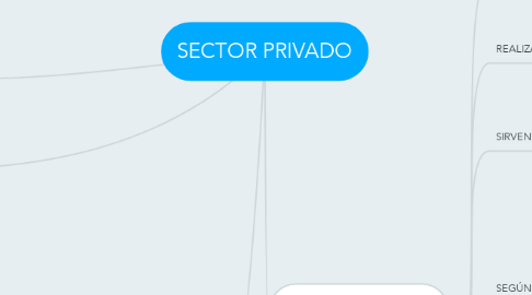 Mind Map: SECTOR PRIVADO