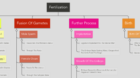 Mind Map: Fertilization