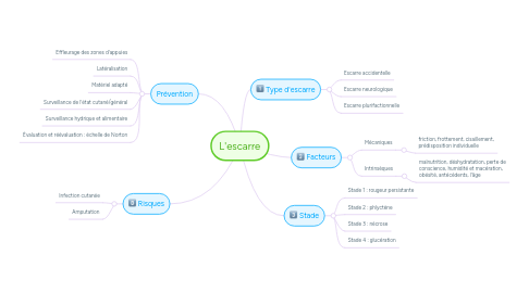 Mind Map: L'escarre