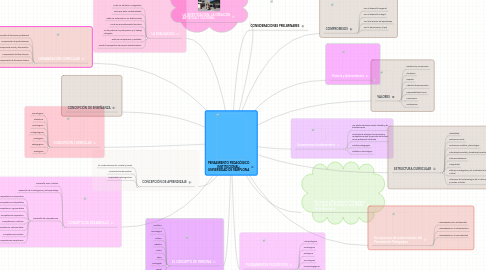 Mind Map: PENSAMIENTO PEDAGÓGICO INSTITUCIONAL; UNIVERSIDAD DE PAMPLONA