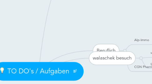 Mind Map: TO DO's / Aufgaben