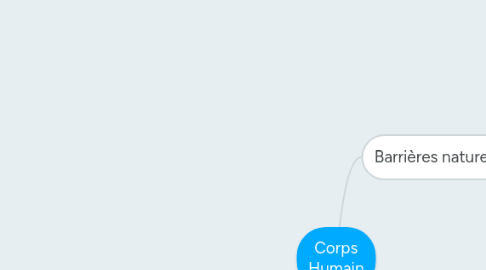 Mind Map: Corps Humain