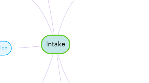 Mind Map: Intake