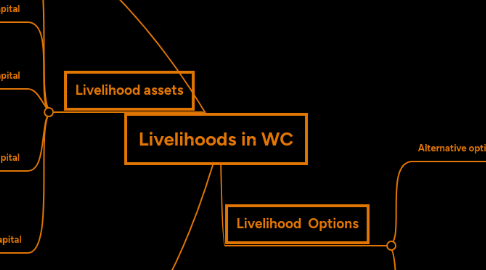 Mind Map: Livelihoods in WC