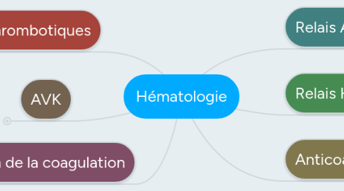 Mind Map: Hématologie