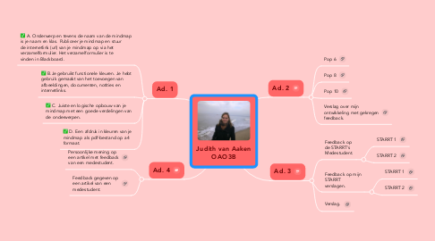 Mind Map: Judith van Aaken OAO3B