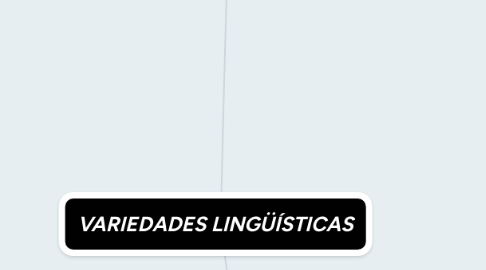 Mind Map: VARIEDADES LINGÜÍSTICAS