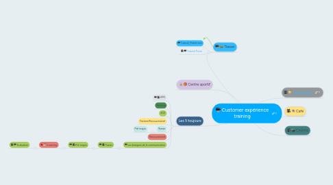 Mind Map: Customer expérience training