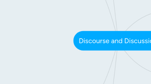 Mind Map: Discourse and Discussion