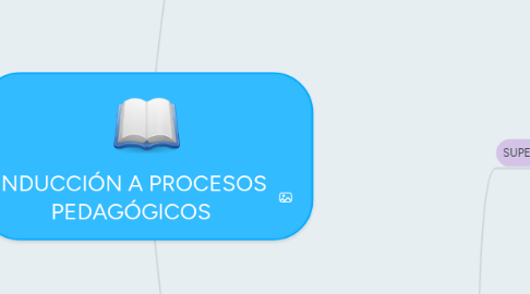 Mind Map: INDUCCIÓN A PROCESOS PEDAGÓGICOS