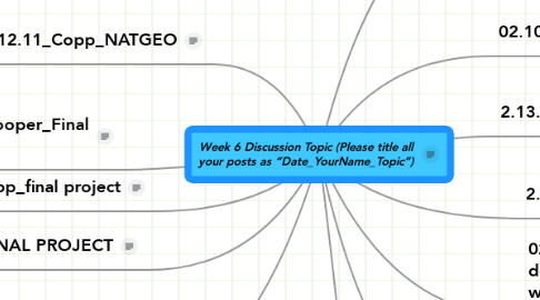 Mind Map: Week 6 Discussion Topic (Please title all your posts as “Date_YourName_Topic”)