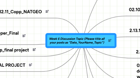 Mind Map: Week 6 Discussion Topic (Please title all your posts as “Date_YourName_Topic”)