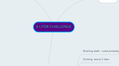 Mind Map: 4 LITER CHALLENGE