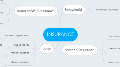 Mind Map: INSURANCE