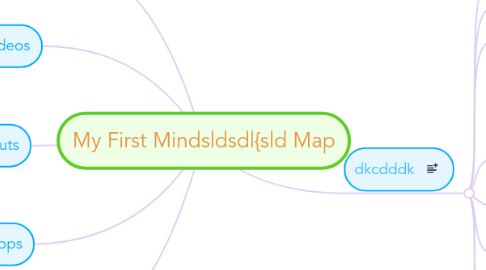 Mind Map: My First Mindsldsdl{sld Map