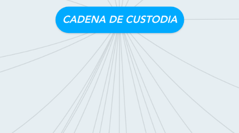 Mind Map: CADENA DE CUSTODIA