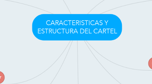 Mind Map: CARACTERISTICAS Y ESTRUCTURA DEL CARTEL