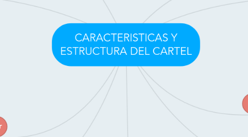 Mind Map: CARACTERISTICAS Y ESTRUCTURA DEL CARTEL