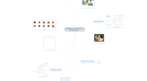 Mind Map: SEGURIDAD DE LABORATORIO PROFESIONALES