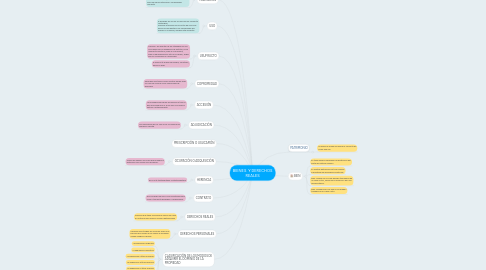 Mind Map: BIENES  Y DERECHOS REALES