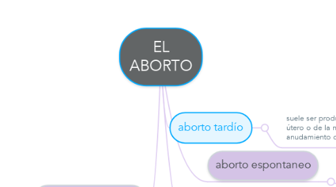 Mind Map: EL ABORTO