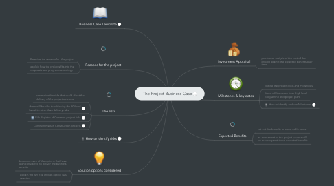 Mind Map: The Project Business Case
